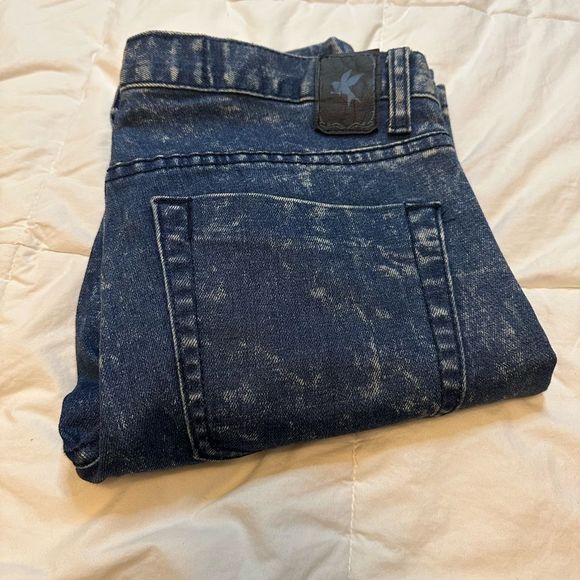 One Tuesday women's jeans medium wash stone wash bleached size 26 SALE 2/30 - Picture 10 of 10